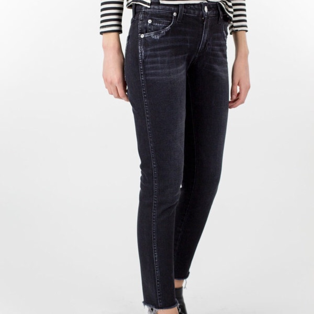 Amo Styx Crop Jean in Ink size 27